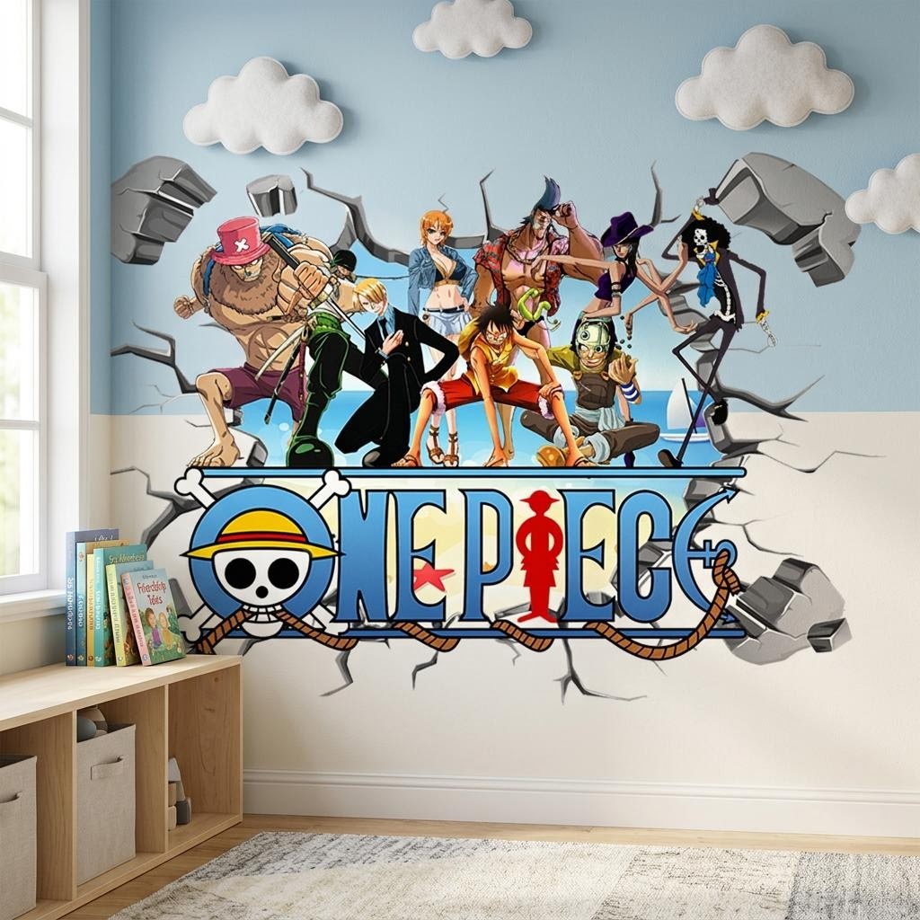 Pegatinas de pared 3D de One P - Baby Nursery Wall Mural reseña y precio