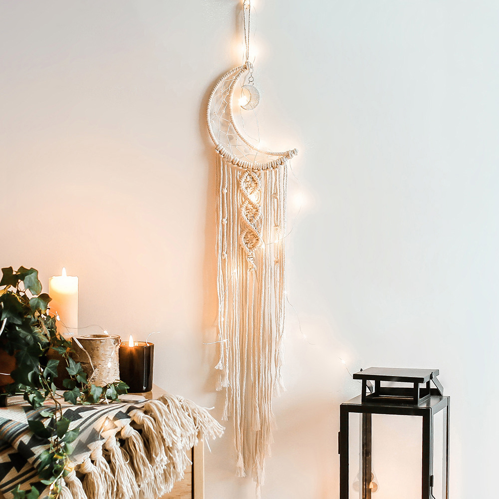 Atrapasueños de macramé, decor - Baby Nursery Modern reseña y precio