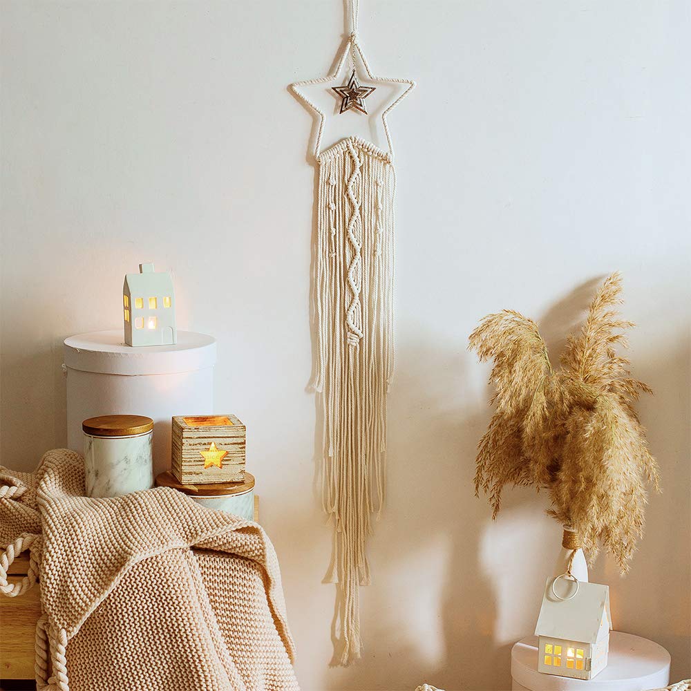 Atrapasueños de macramé, decor - Baby Nursery Modern reseña y precio