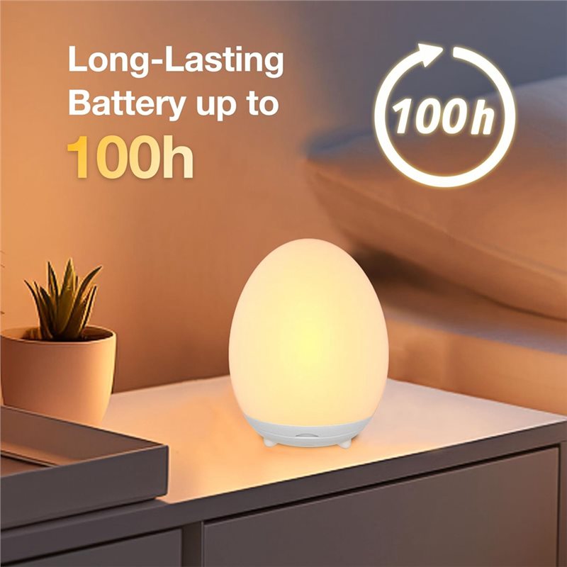 Luz Nocturna LED ABYN para Beb - Baby Nursery Egg Light reseña y precio