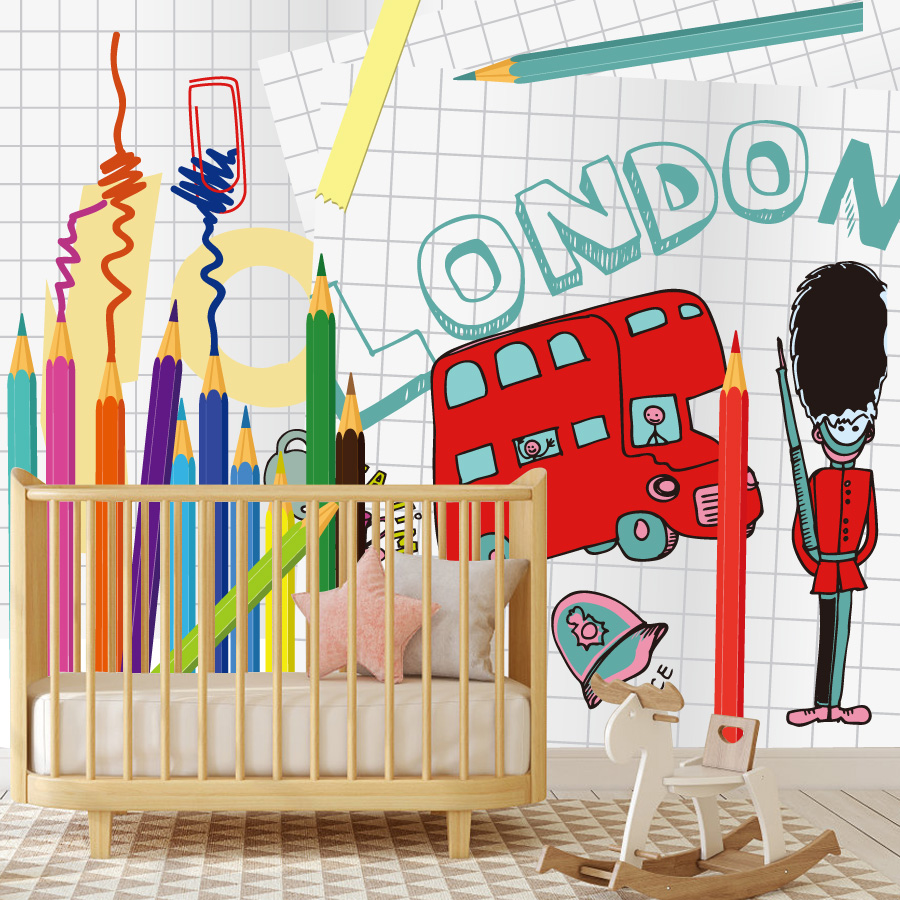 Papel pintado personalizado de - Baby Nursery Peel And Stick Wallpaper reseña y precio