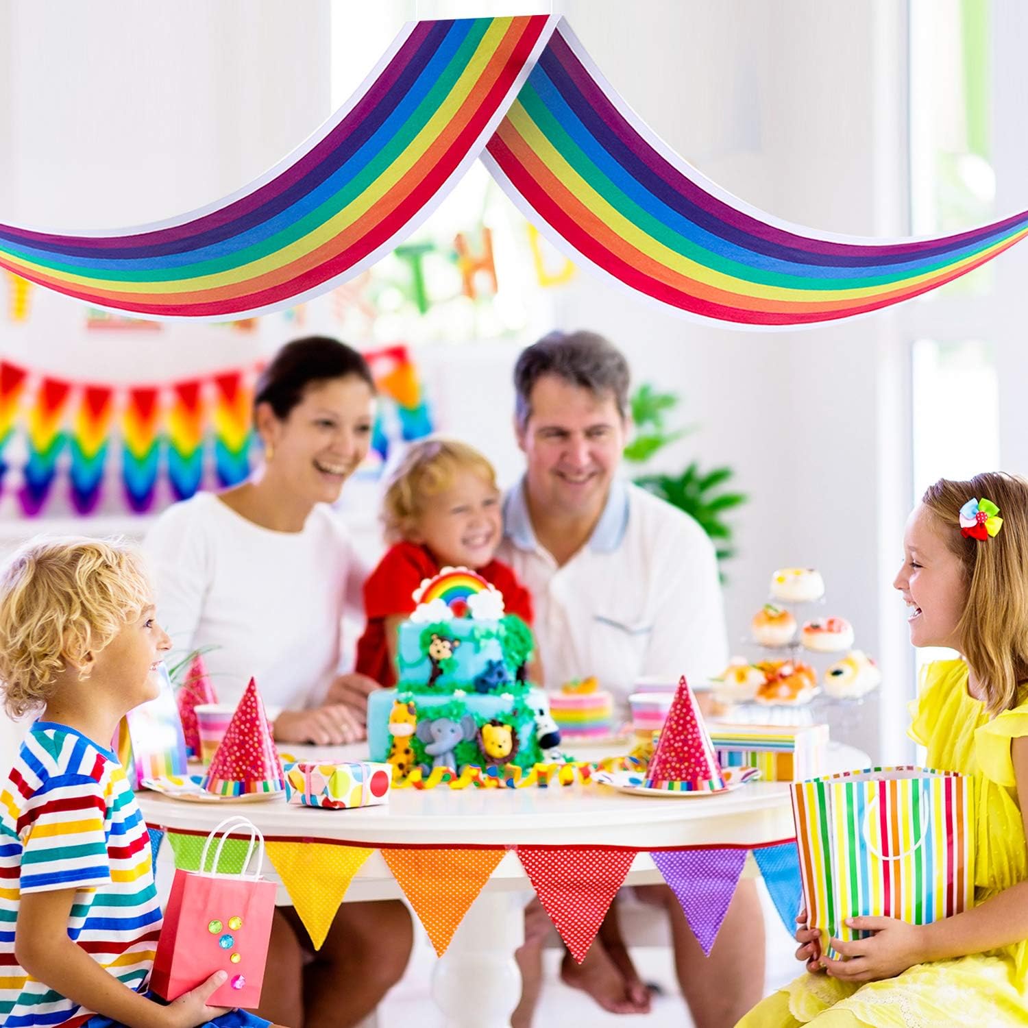 Guirnalda de arcoíris de 11.8  - Baby Nursery Bunting reseña y precio