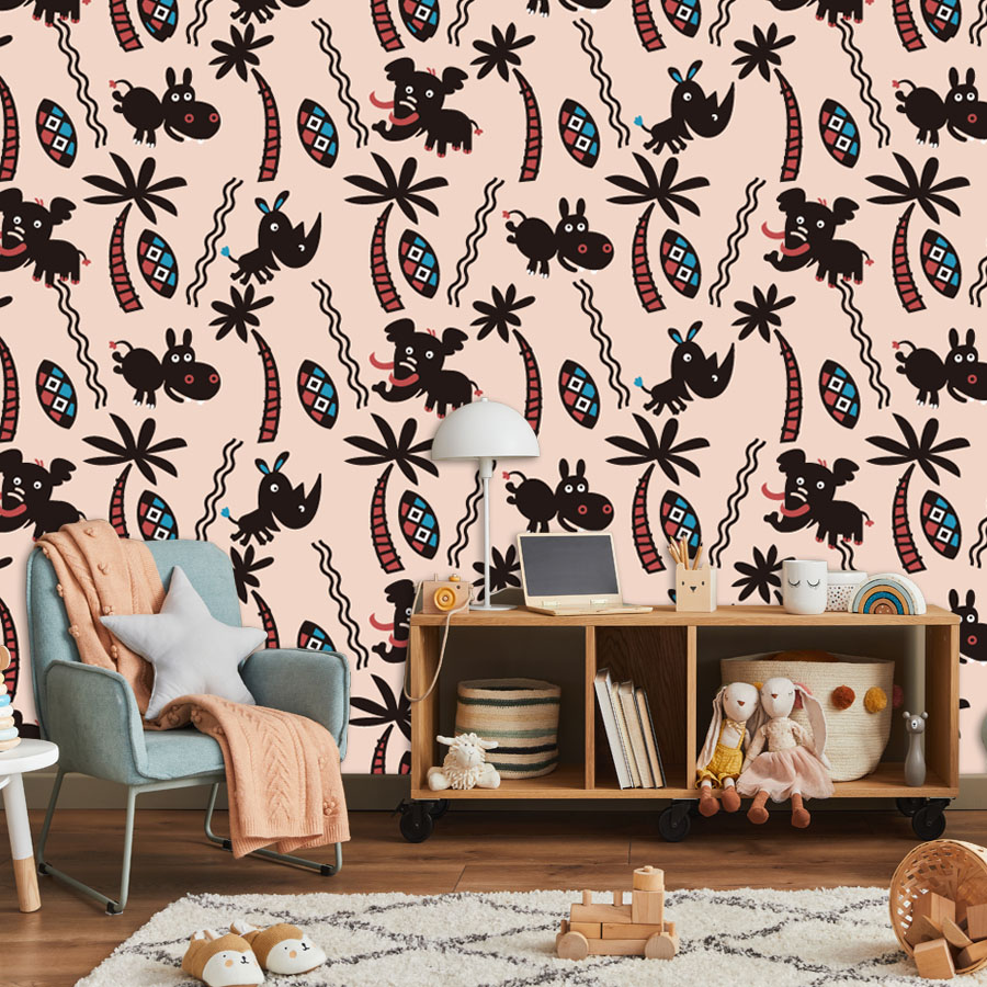 Papel tapiz personalizado de d - Baby Nursery Peel And Stick Wallpaper reseña y precio