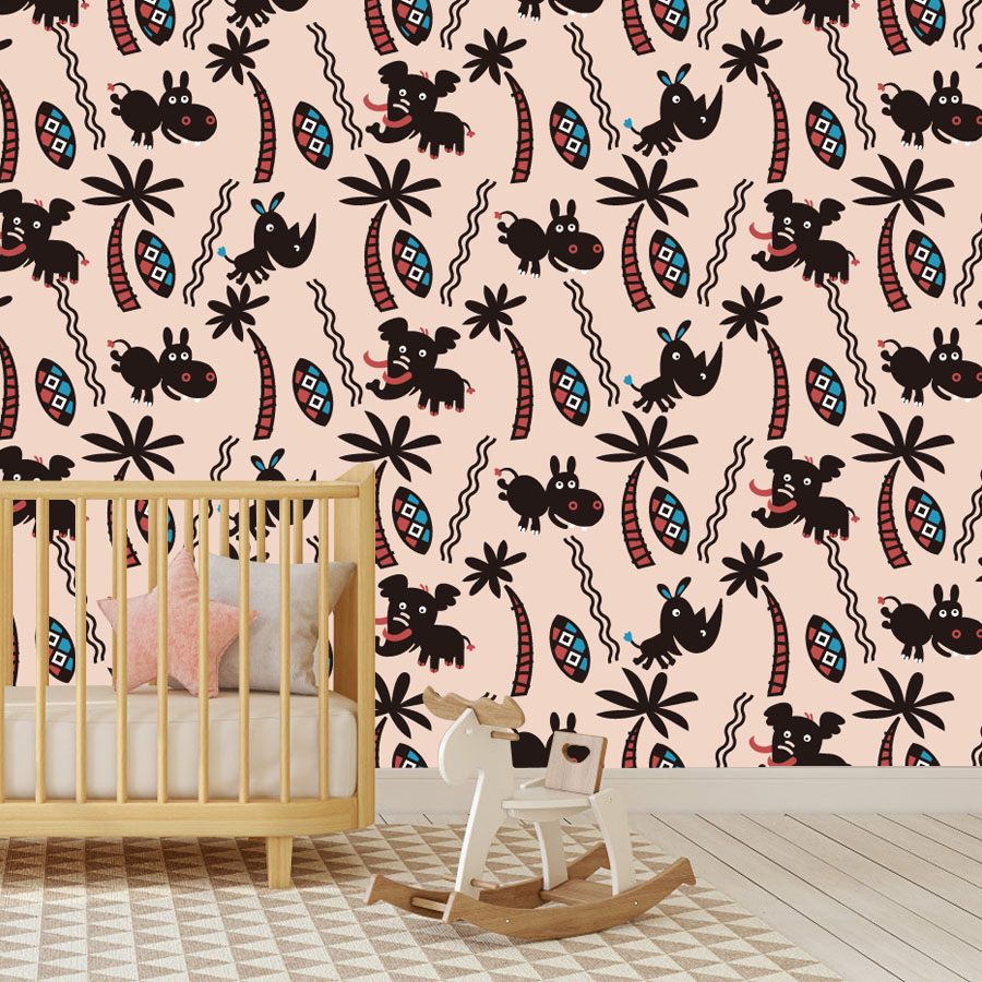 Papel tapiz personalizado de d - Baby Nursery Peel And Stick Wallpaper reseña y precio