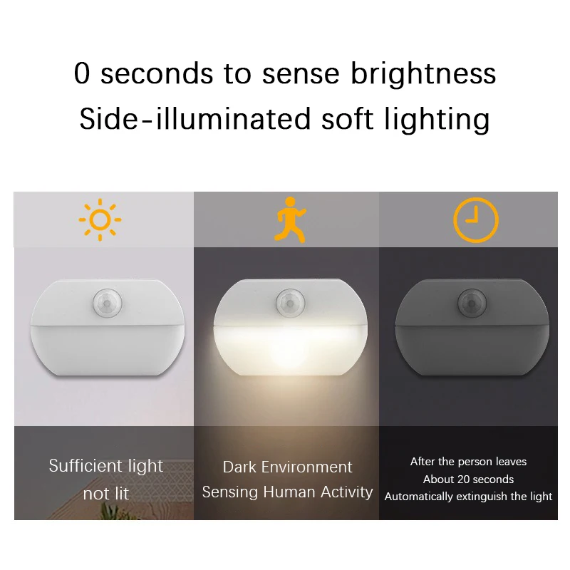 Luces LED de noche con detecci - Baby Nursery Egg Light reseña y precio